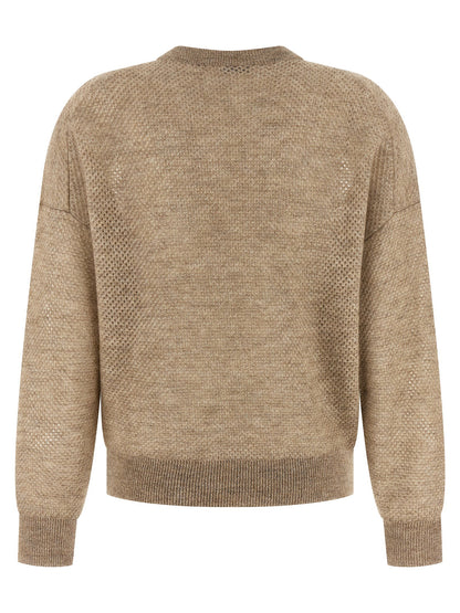 Brunello Cucinelli Waffle Knit Beige