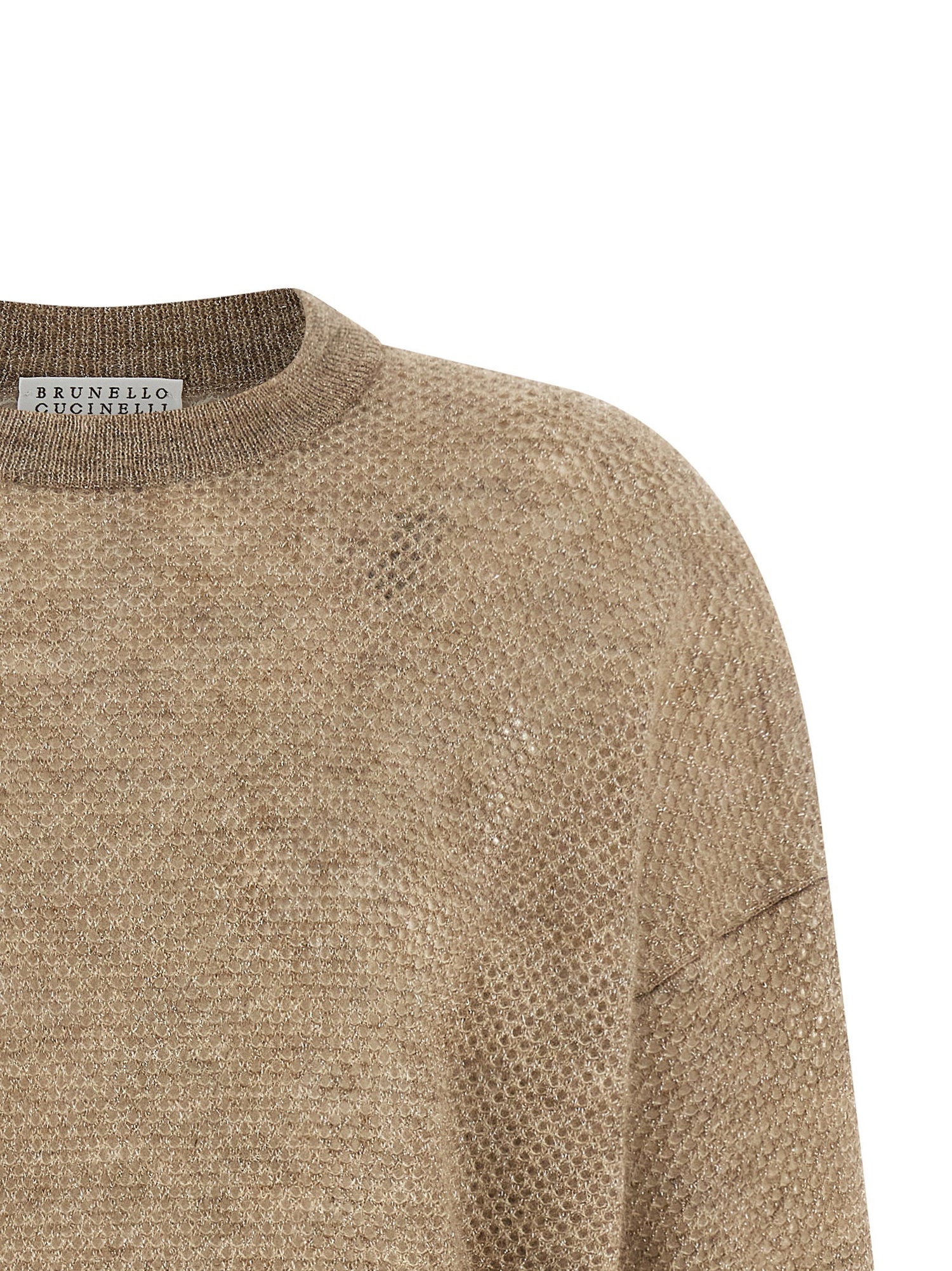 Brunello Cucinelli Waffle Knit Beige