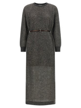 Brunello Cucinelli Sparkling Dress Gray