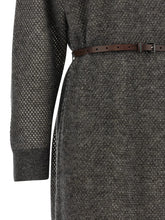 Brunello Cucinelli Sparkling Dress Gray
