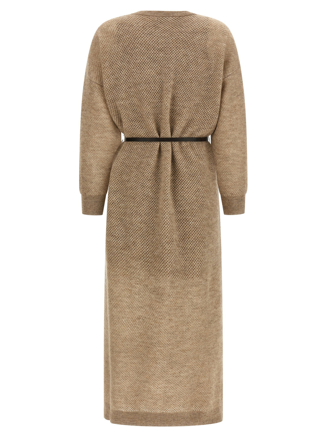 Brunello Cucinelli Sparkling Dress Beige