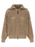 Brunello Cucinelli Dazzling Cardigan Beige