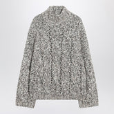 Brunello Cucinelli Dazzling Chiné Cashmere-Blend Sweater in Multicolor
