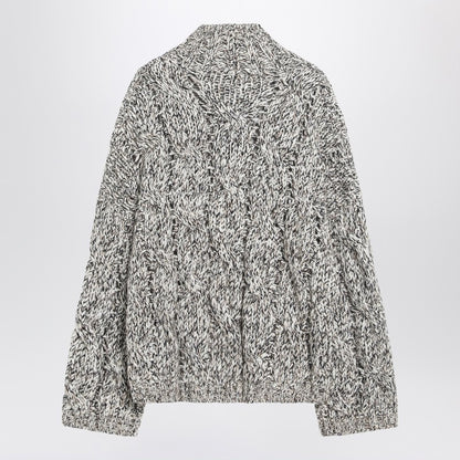 Brunello Cucinelli Dazzling Chiné Cashmere-Blend Sweater in Multicolor