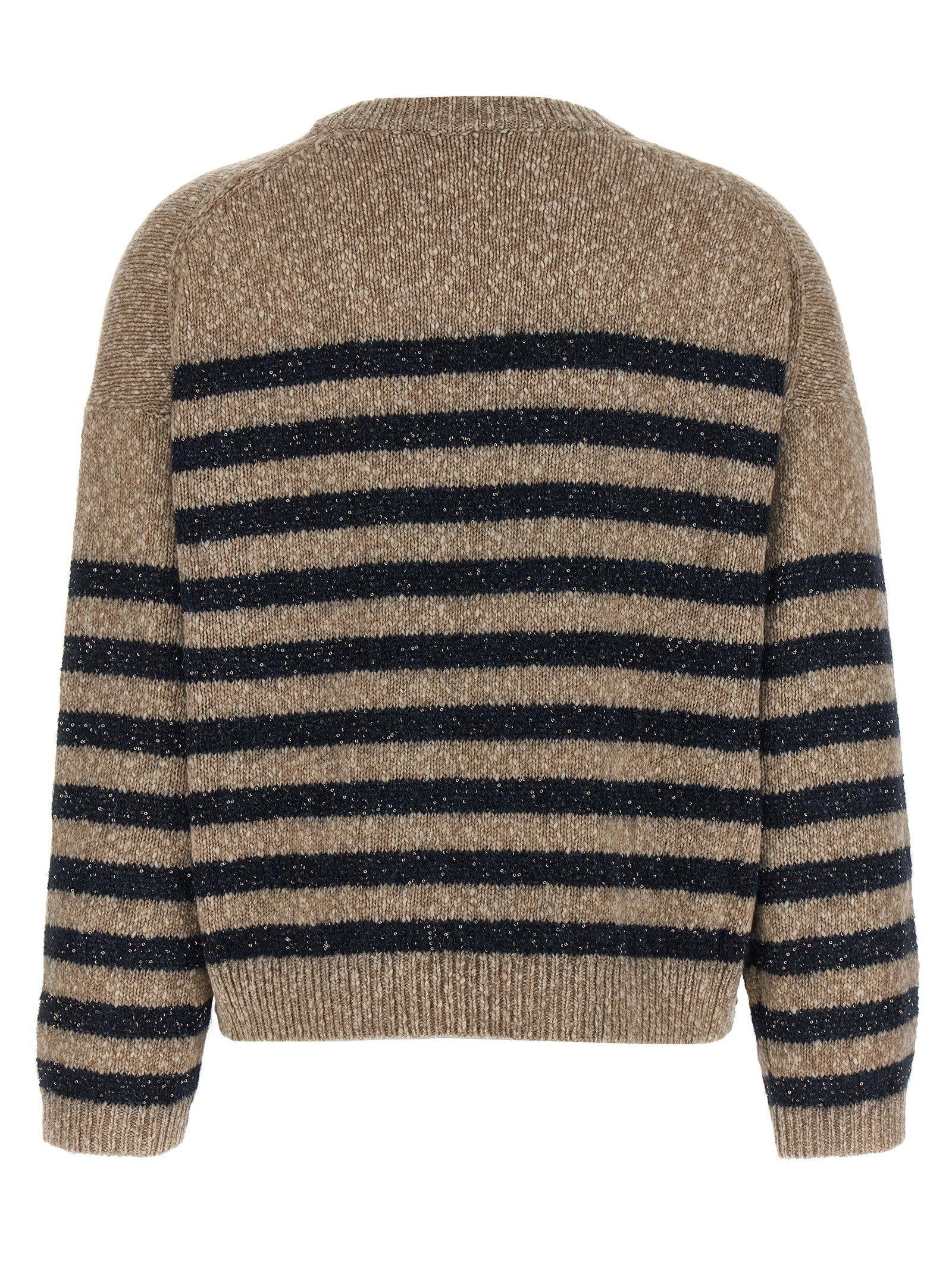 Brunello Cucinelli Dazzling Stripes Sweater Multicolor