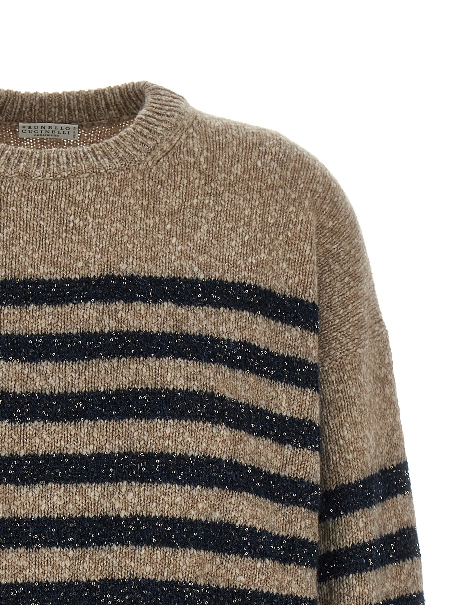 Brunello Cucinelli Dazzling Stripes Sweater Multicolor