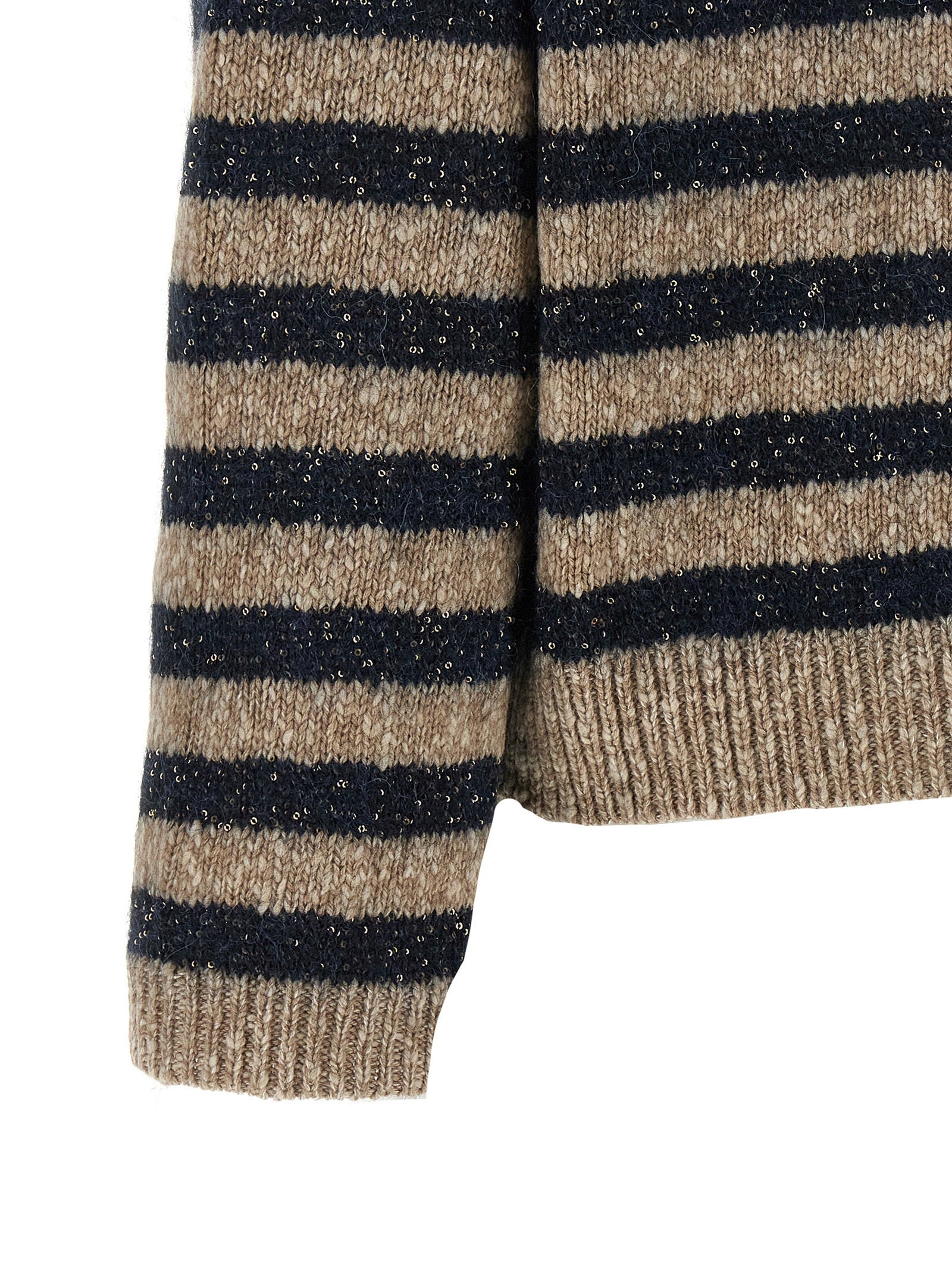 Brunello Cucinelli Dazzling Stripes Sweater Multicolor