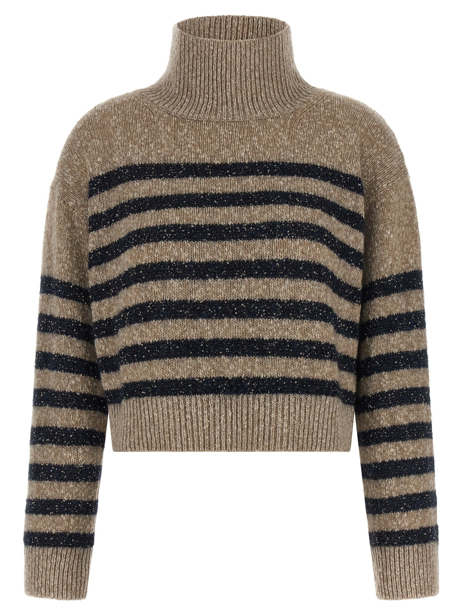 Brunello Cucinelli Dazzling Stripes Sweater Multicolor