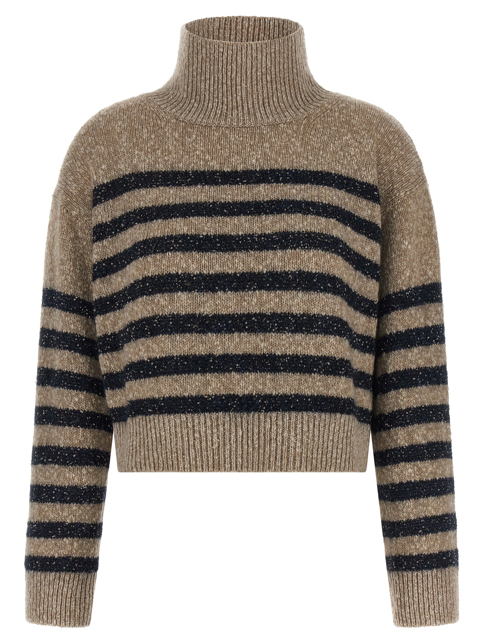 Brunello Cucinelli Dazzling Stripes Sweater Multicolor