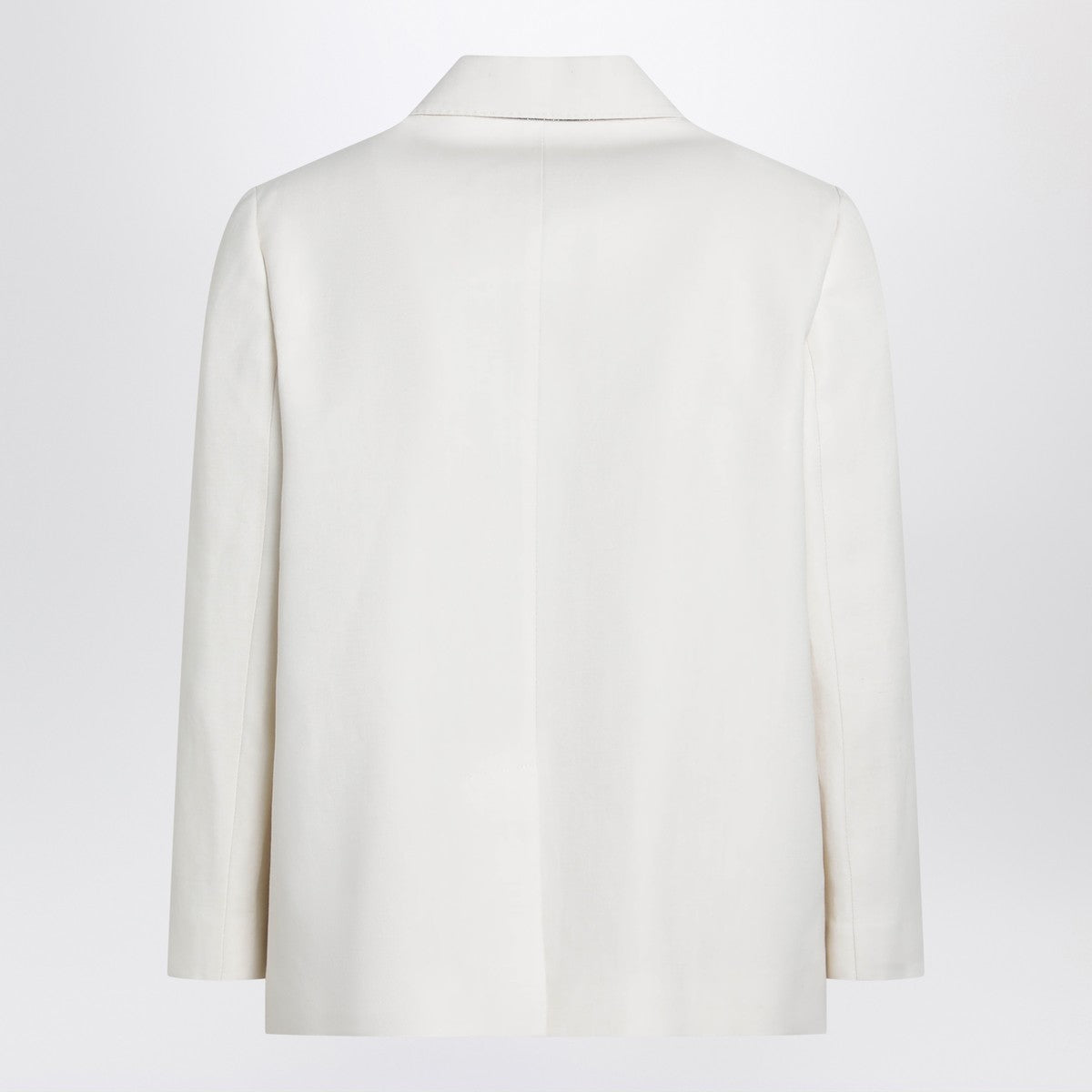 Brunello Cucinelli Ivory Fluid Twill Jacket White