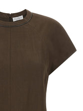 Brunello Cucinelli T-shirt Dress Brown