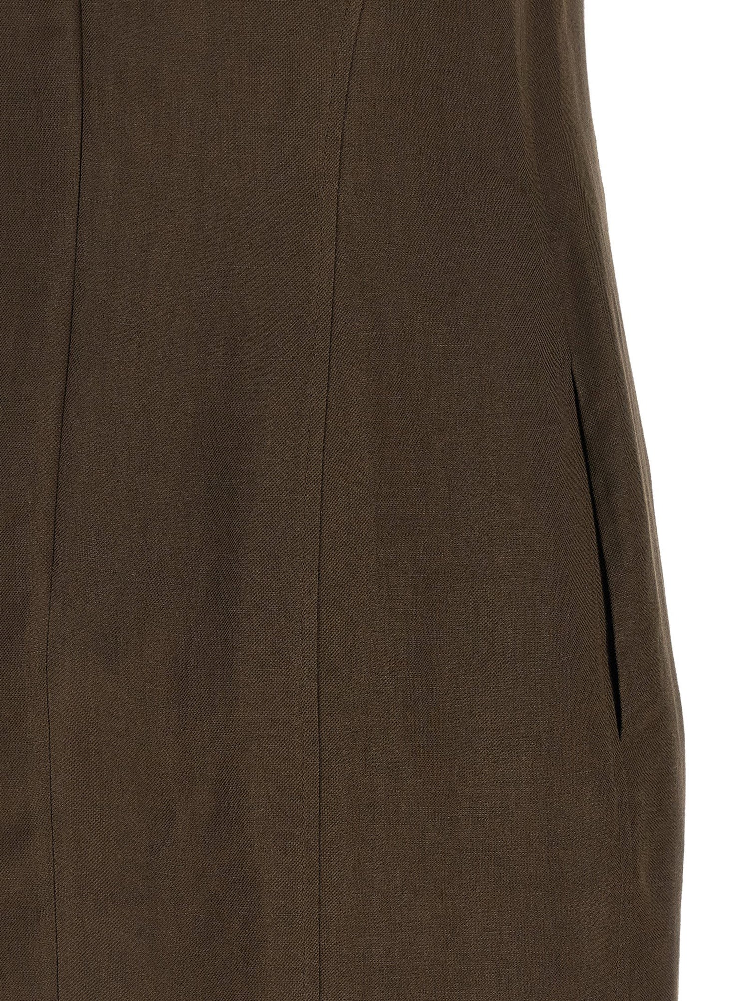 Brunello Cucinelli T-shirt Dress Brown