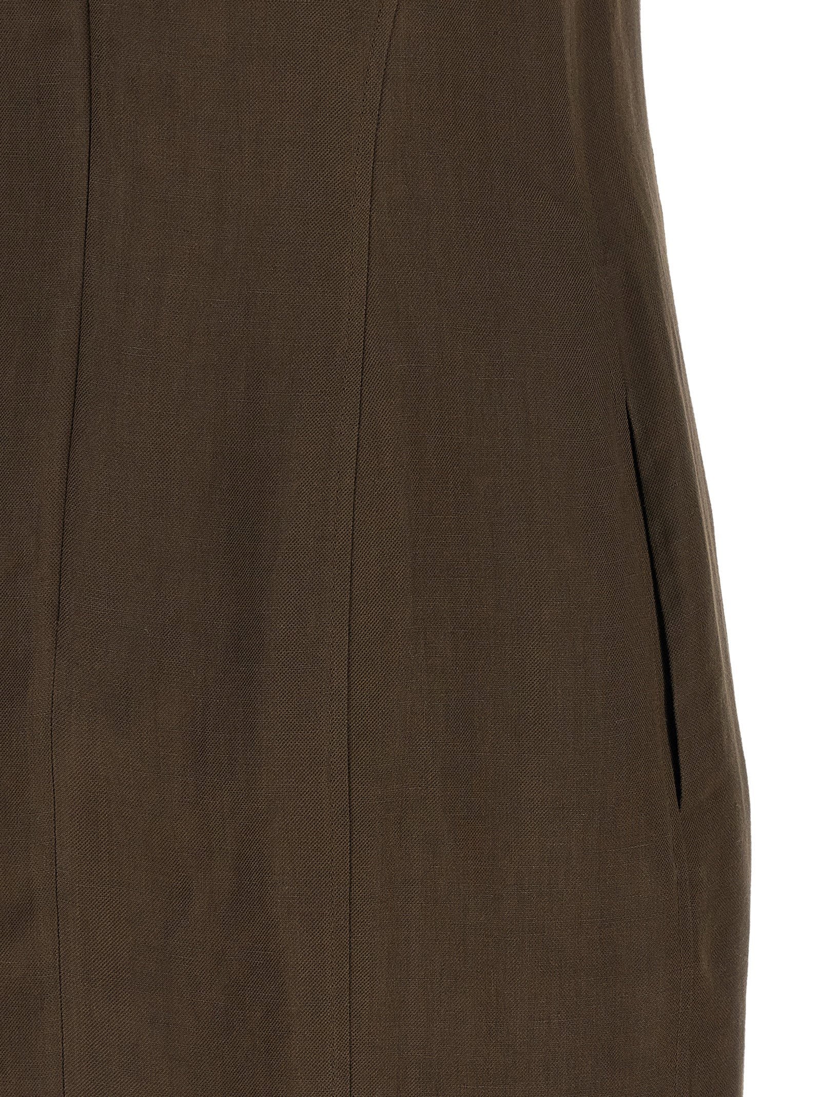 Brunello Cucinelli T-shirt Dress Brown