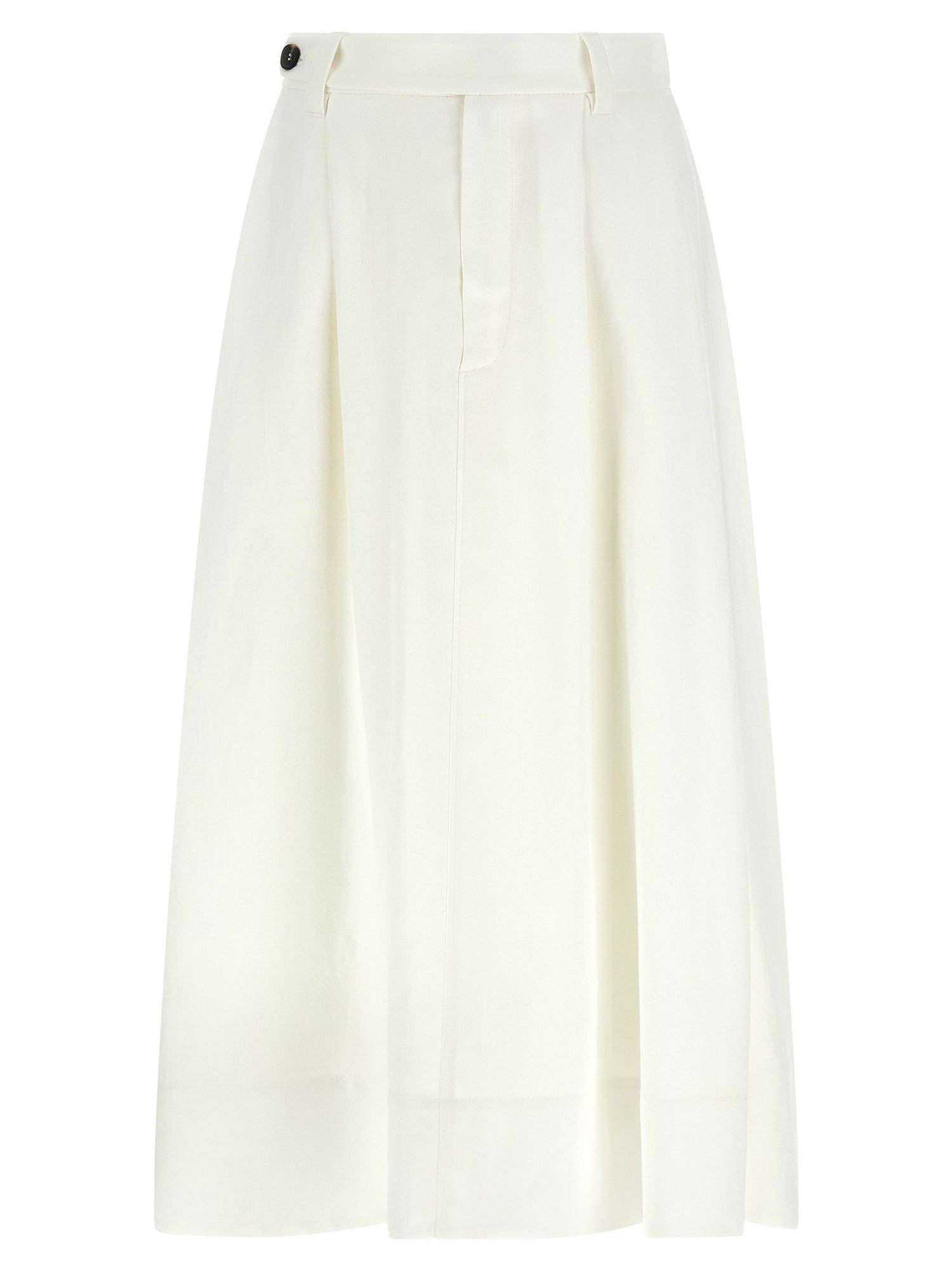 Brunello Cucinelli Sartorial Skirt White