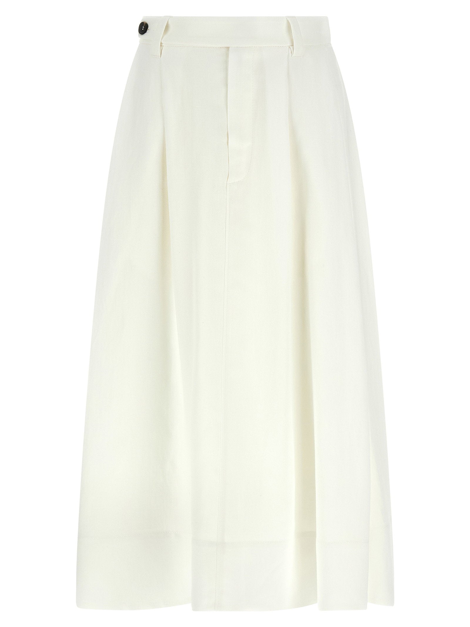 Brunello Cucinelli Sartorial Skirt White