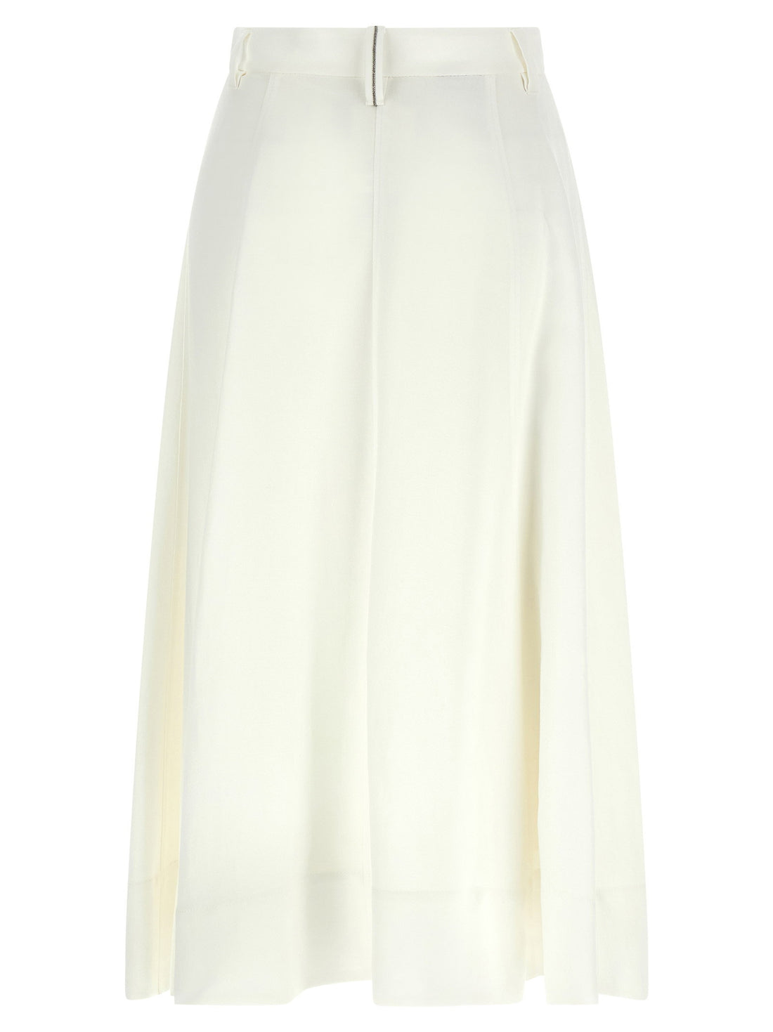 Brunello Cucinelli Sartorial Skirt White