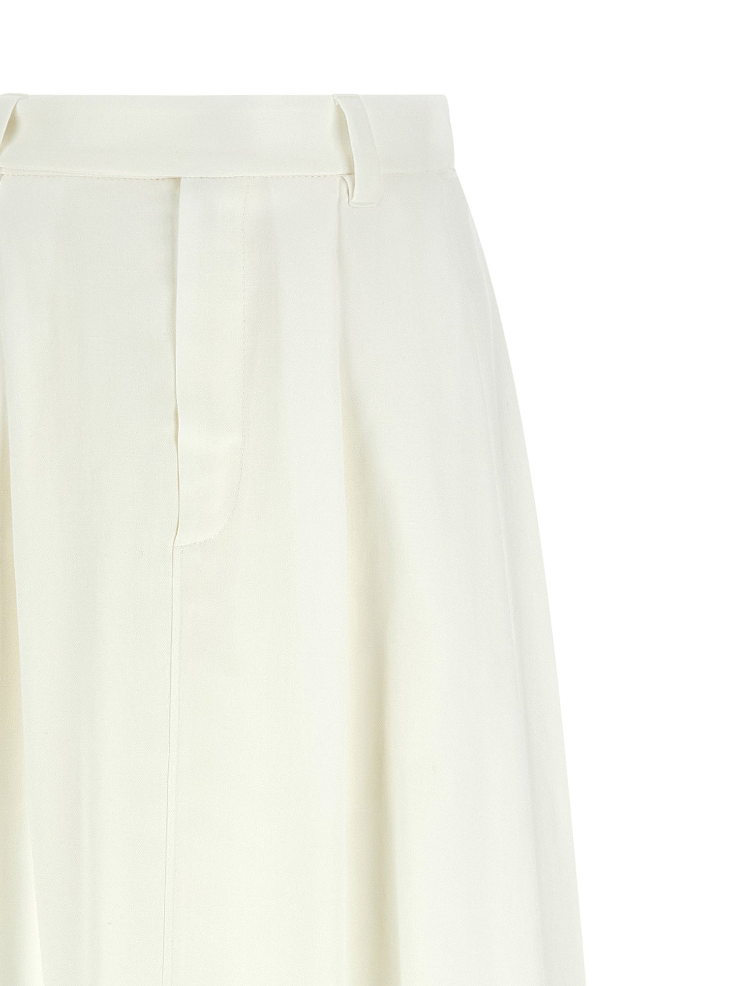 Brunello Cucinelli Sartorial Skirt White