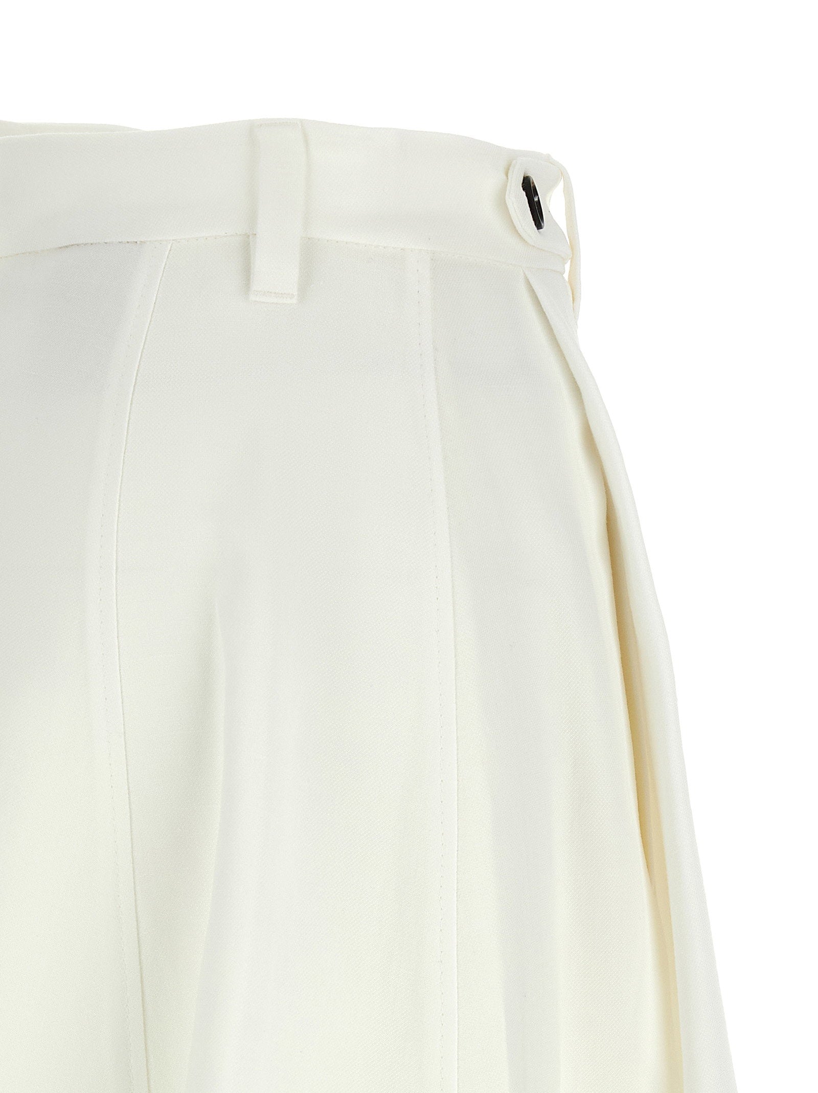 Brunello Cucinelli Sartorial Skirt White