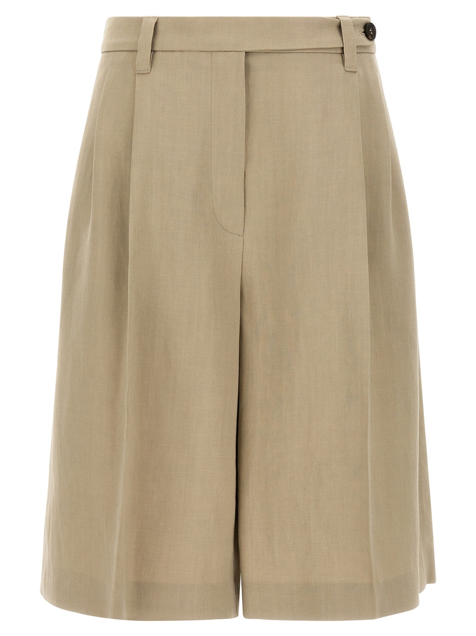 Brunello Cucinelli Sartorial Bermuda Shorts Beige
