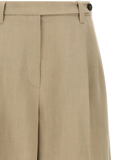 Brunello Cucinelli Sartorial Bermuda Shorts Beige