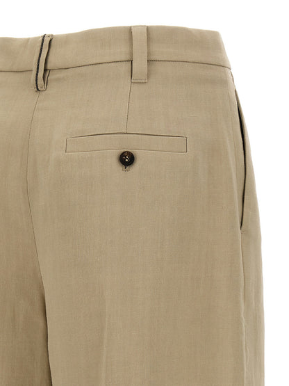 Brunello Cucinelli Sartorial Bermuda Shorts Beige
