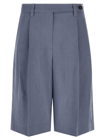 Brunello Cucinelli Sartorial Bermuda Shorts Blue