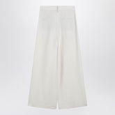 Brunello Cucinelli Sartorial Wrap Trousers White