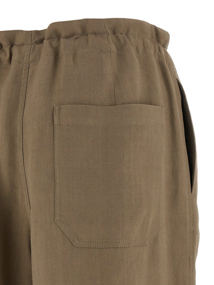 Brunello Cucinelli Tailored Track Pants Beige
