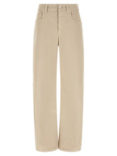 Brunello Cucinelli Garment-dyed Jeans Beige