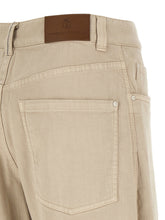 Brunello Cucinelli Garment-dyed Jeans Beige