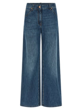 Brunello Cucinelli Wide Leg Jeans Blue