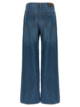Brunello Cucinelli Wide Leg Jeans Blue