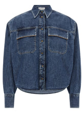 Brunello Cucinelli Shiny Pockets Shirt Blue