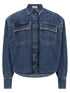 Brunello Cucinelli Shiny Pockets Shirt Blue
