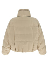 Brunello Cucinelli Cropped Down Jacket Beige