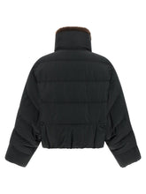 Brunello Cucinelli Cropped Down Jacket Black