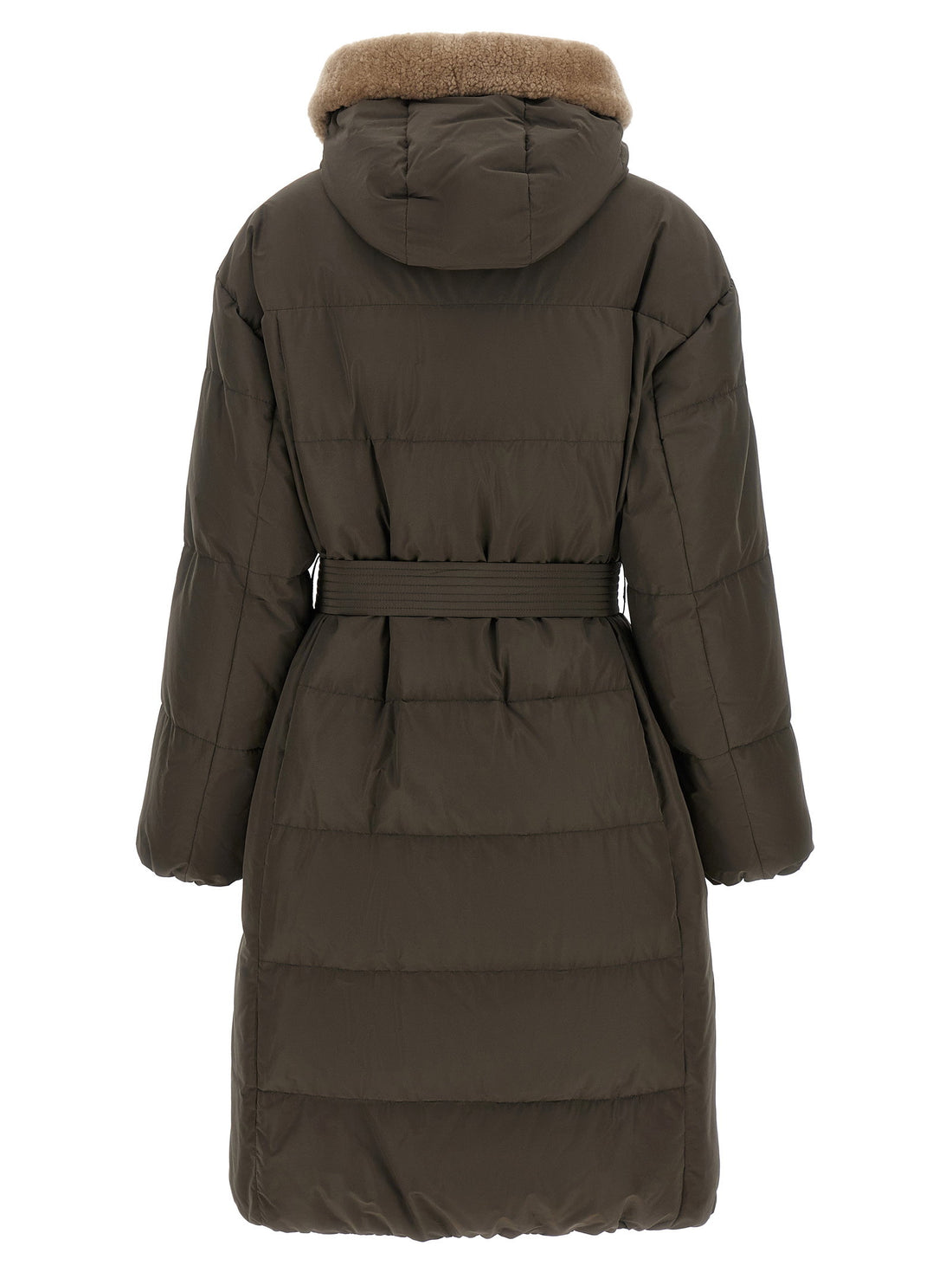 Brunello Cucinelli Boudin Quilted Down Jacket Green