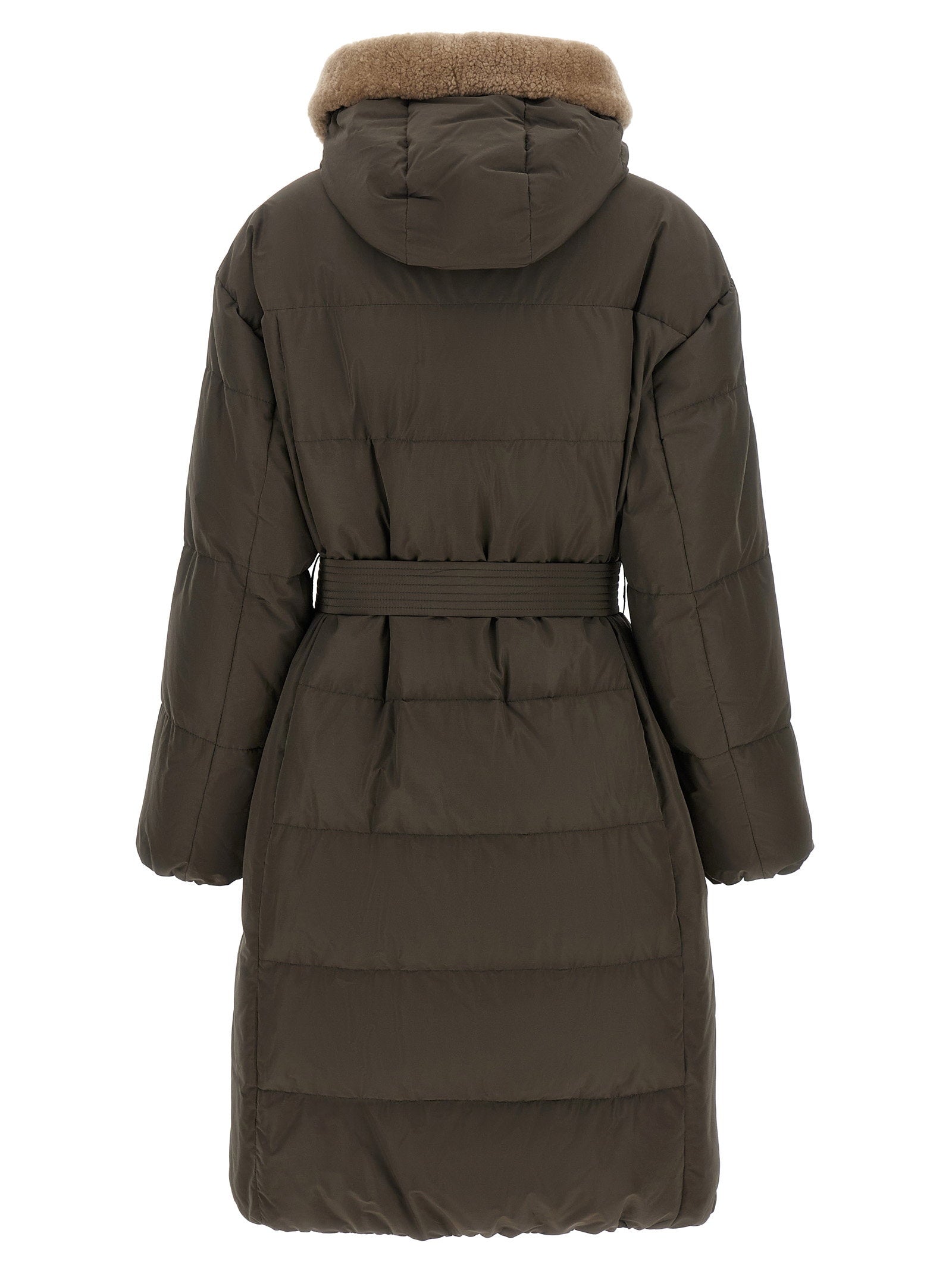 Brunello Cucinelli Boudin Quilted Down Jacket Green