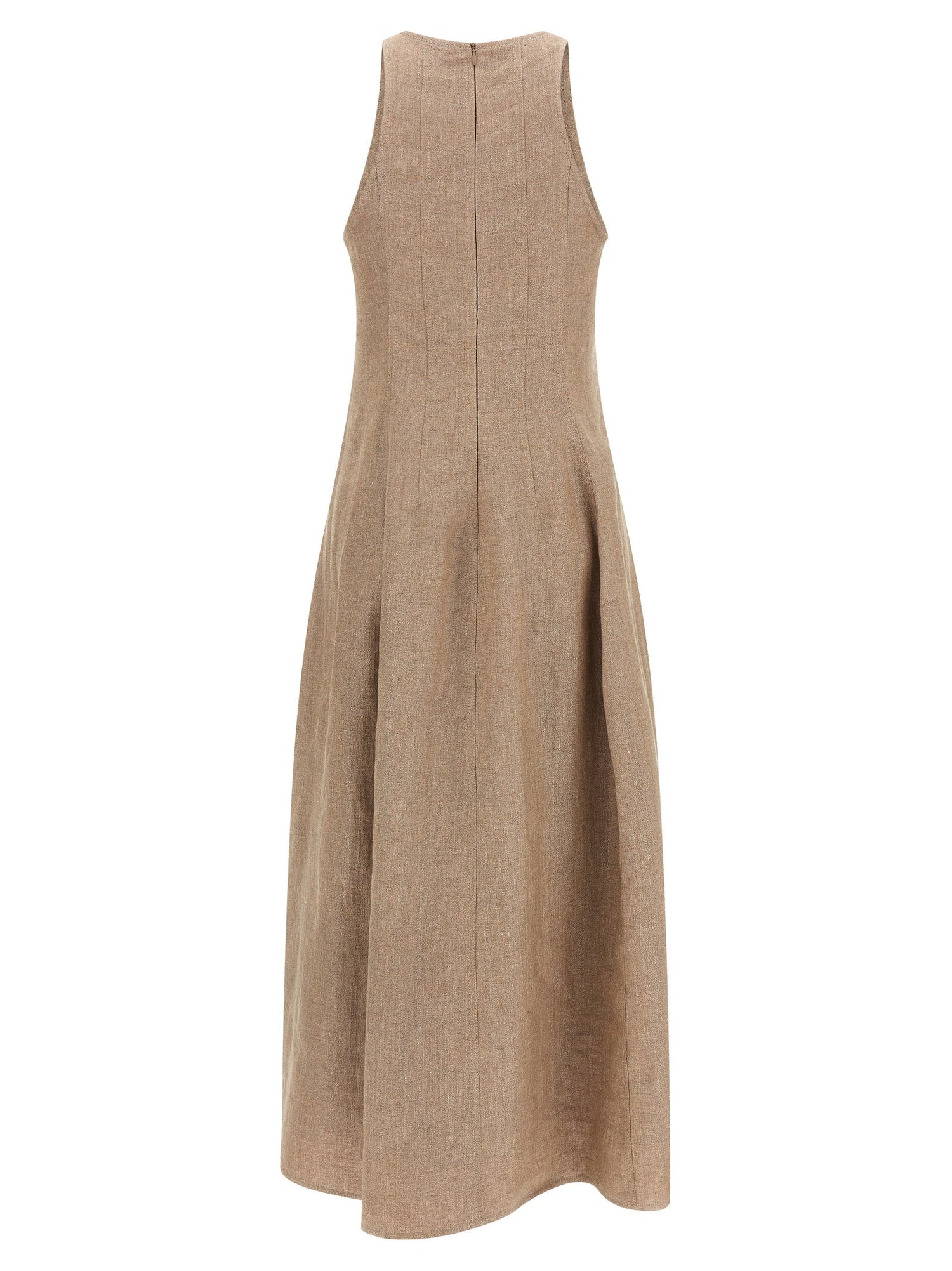 Brunello Cucinelli Sparkling Dress Beige