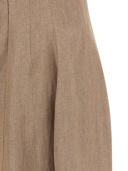 Brunello Cucinelli Sparkling Dress Beige