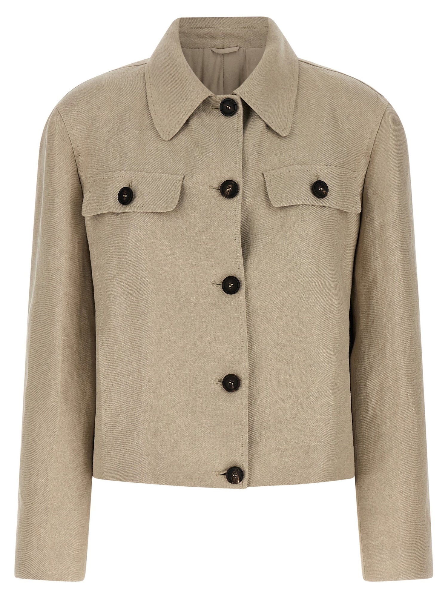 Brunello Cucinelli Linen Blazer Beige
