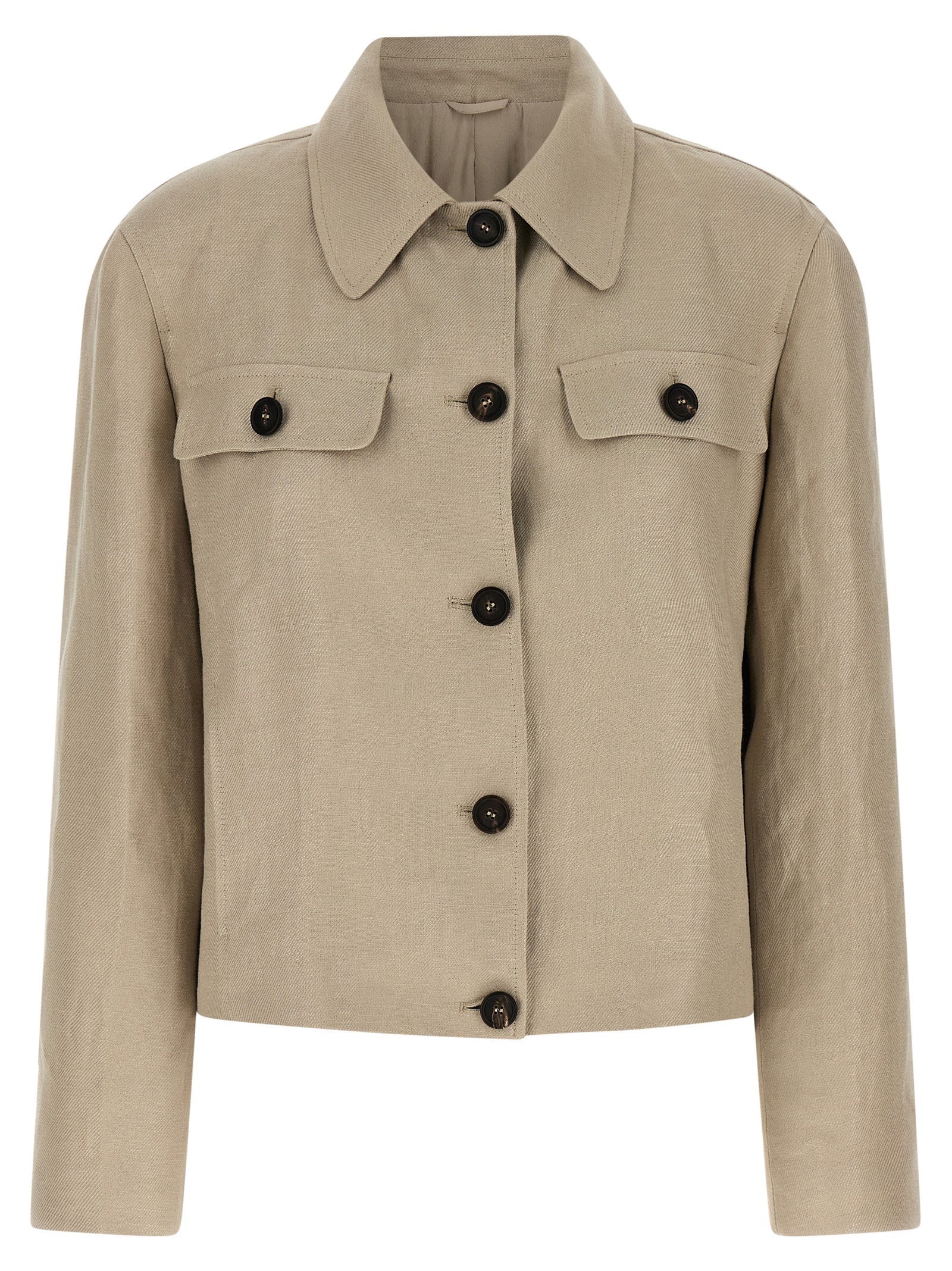Brunello Cucinelli Linen Blazer Beige