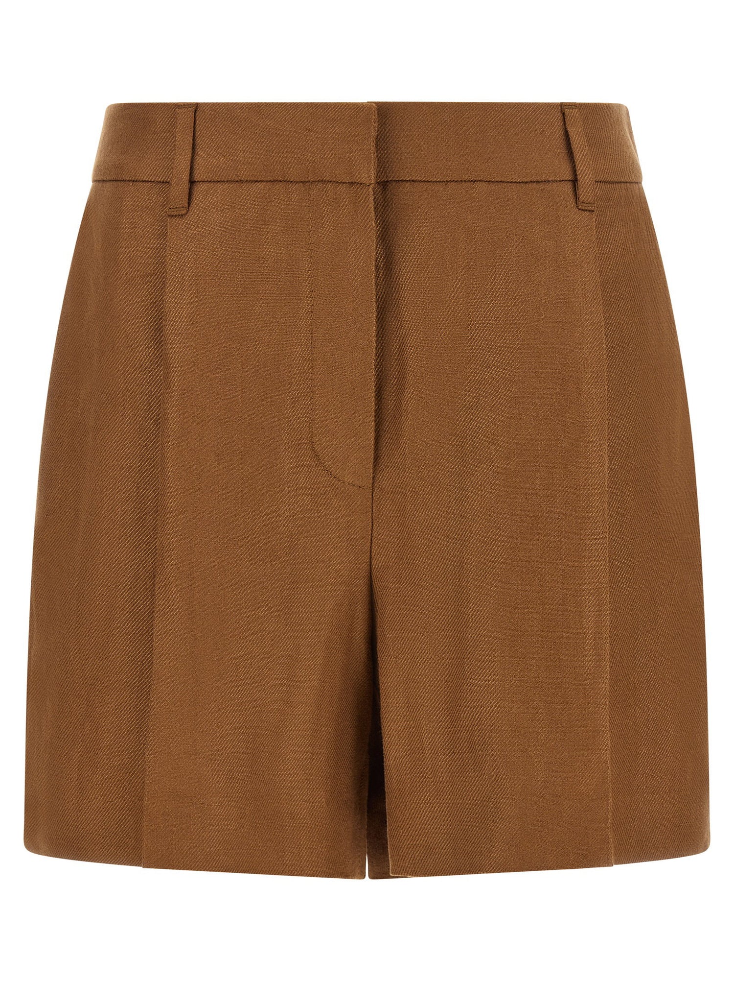 Brunello Cucinelli Monile Tailored Bermuda Shorts Brown