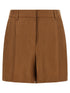 Brunello Cucinelli Monile Tailored Bermuda Shorts Brown