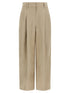Brunello Cucinelli Linen Trousers Beige