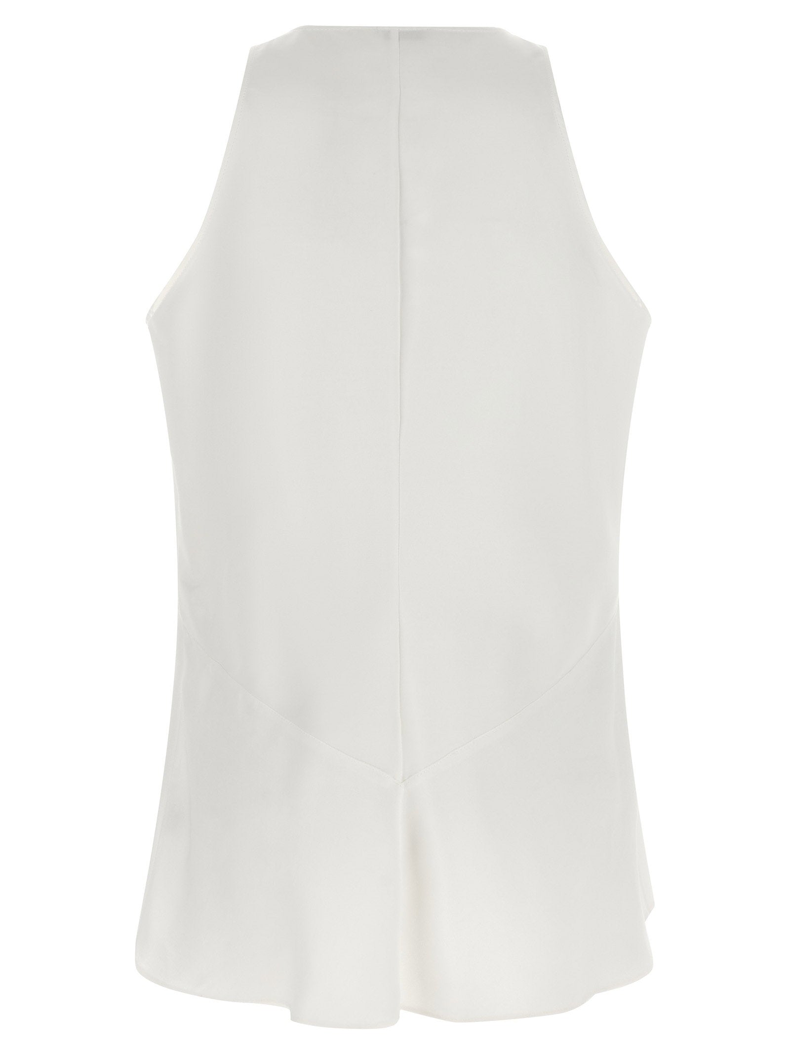 Brunello Cucinelli Top Twill Fluid White