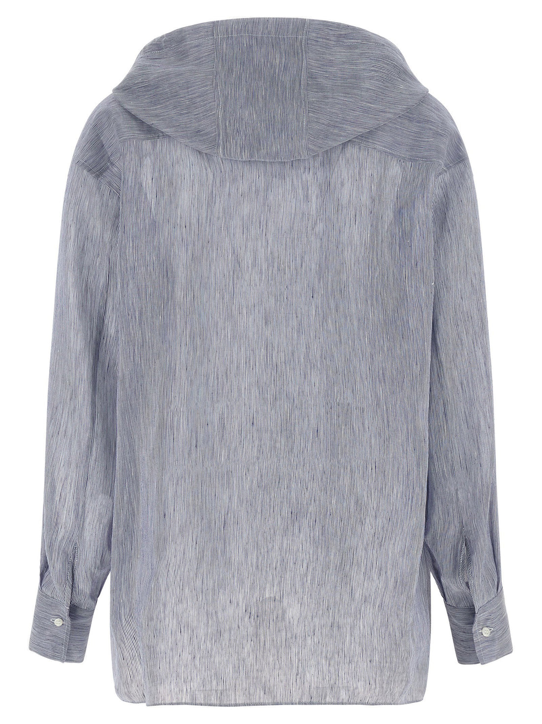Brunello Cucinelli Hooded Shirt Light blue