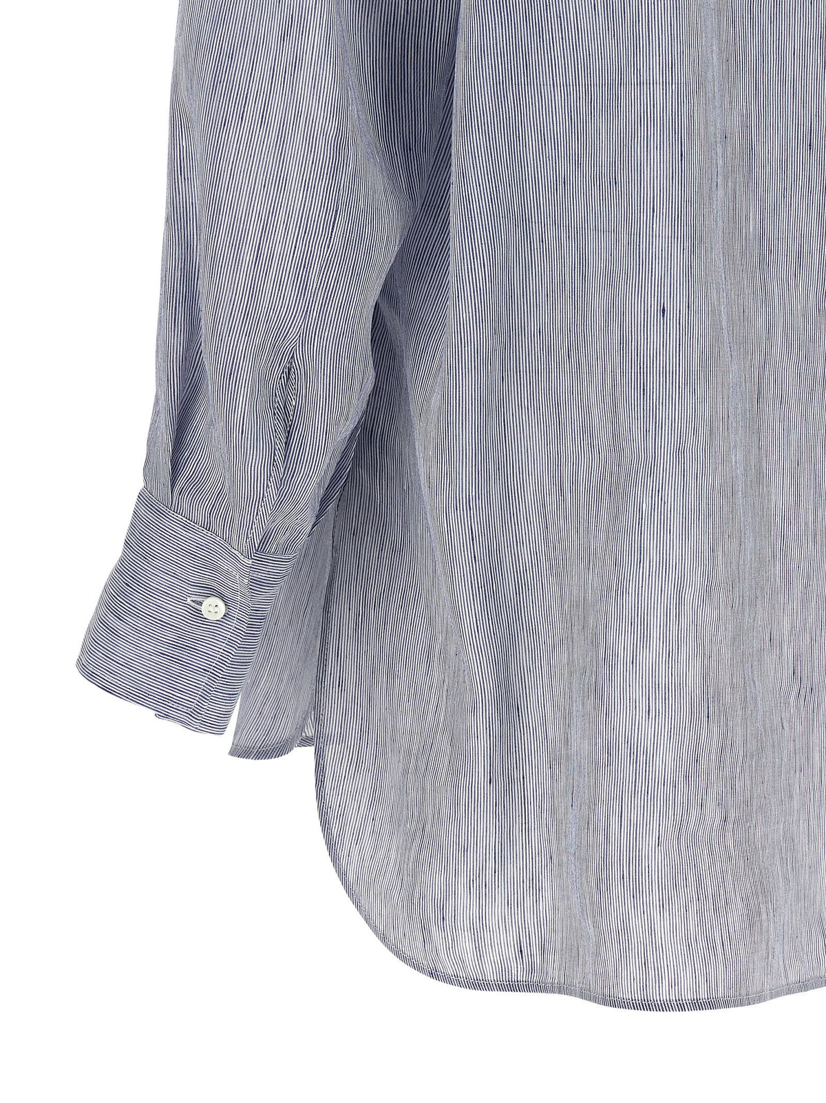 Brunello Cucinelli Hooded Shirt Light blue