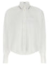 Brunello Cucinelli Shiny Trim Shirt White