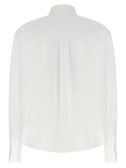 Brunello Cucinelli Shiny Trim Shirt White